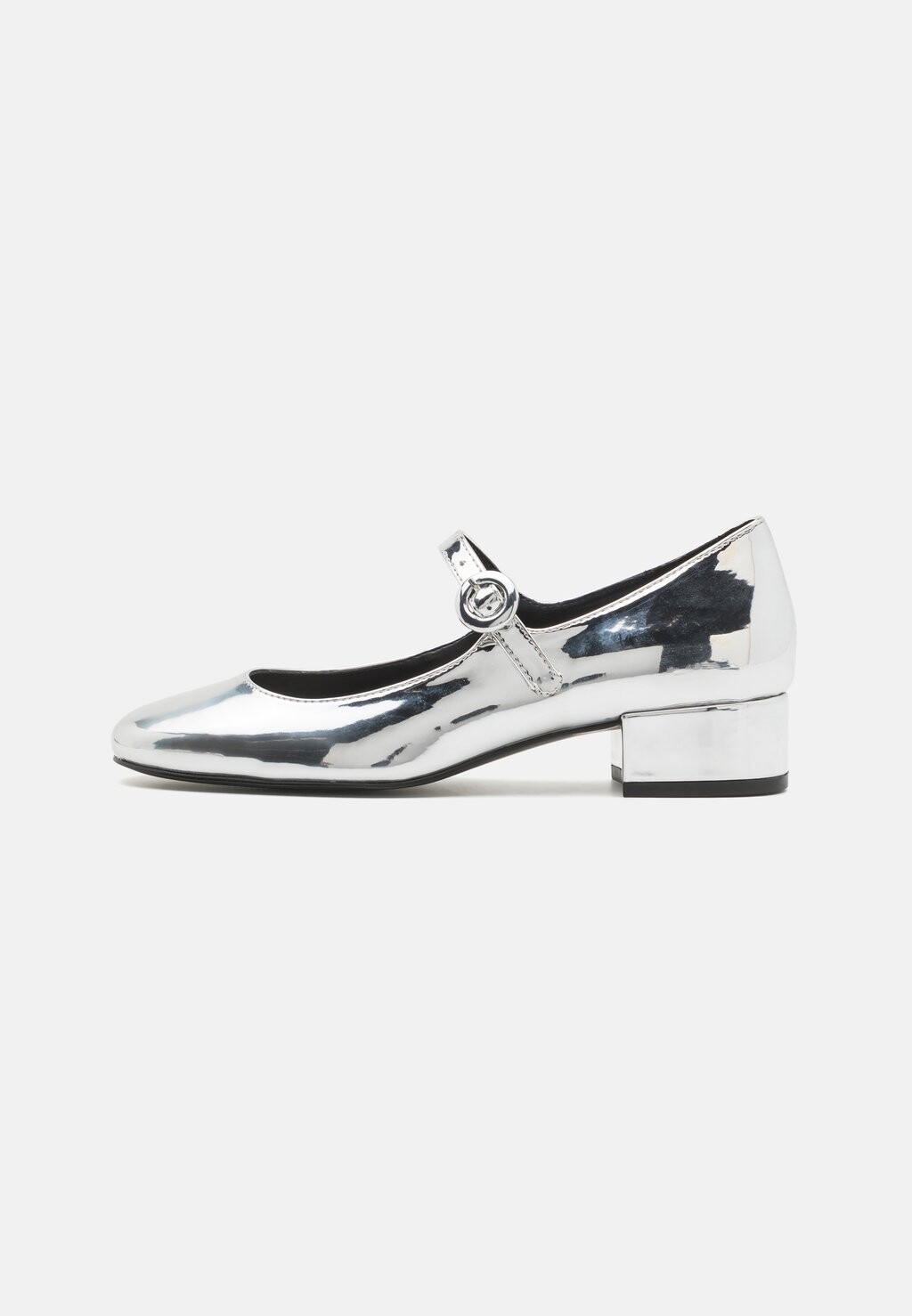 Туфли SESSILY Steve Madden, серебристого цвета — фото 2