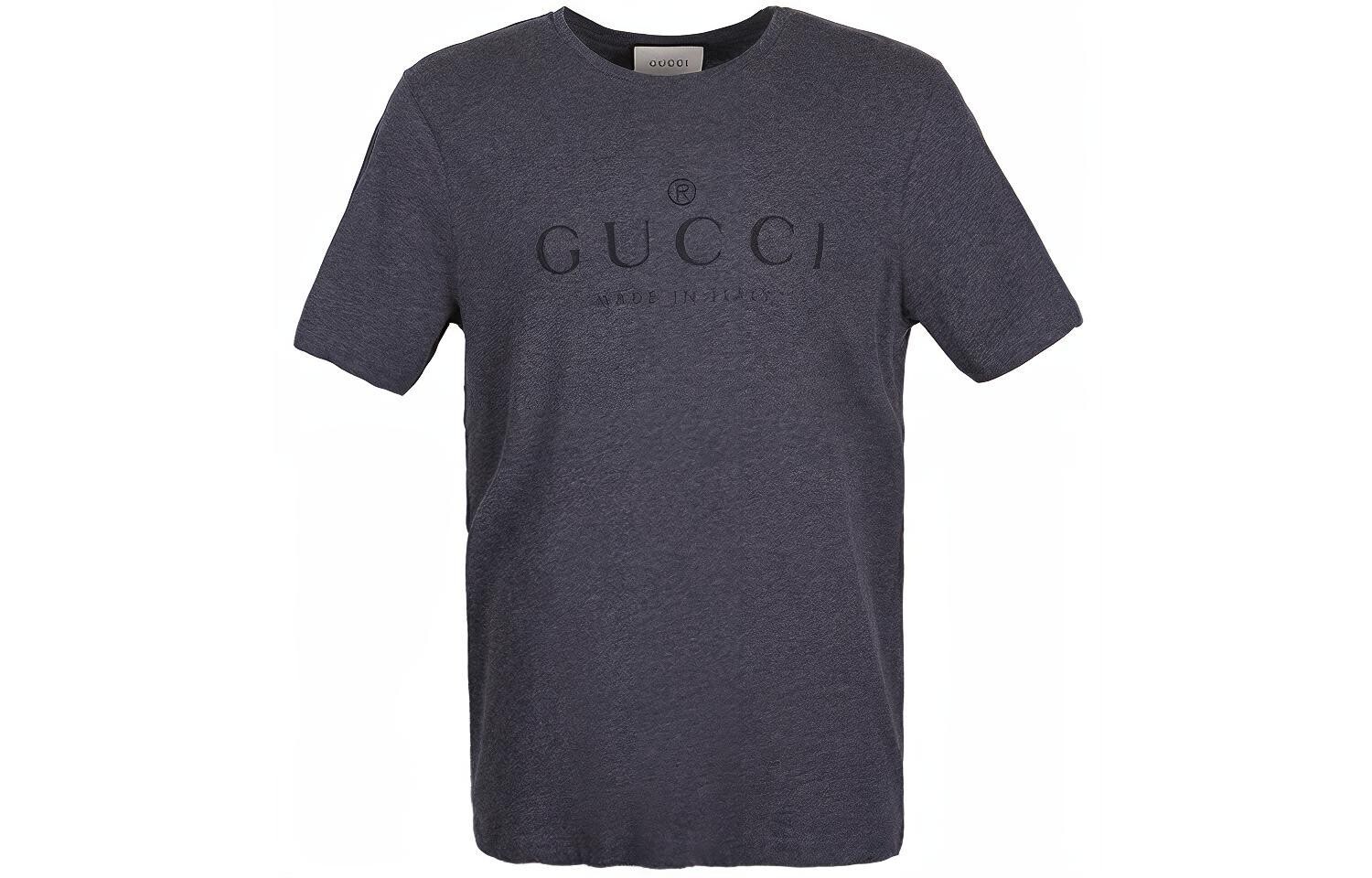 

Футболка мужская серая Gucci, серый