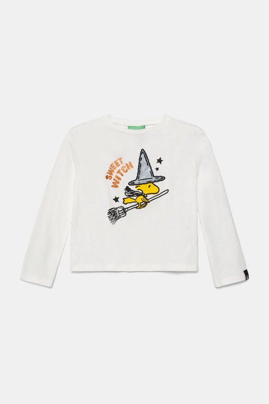 

Детская хлопковая водолазка United Colors Of Benetton, белый