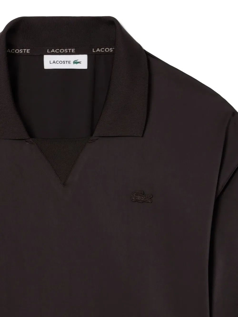 Платье Lacoste плиссированное мини, коричневый — фото 3