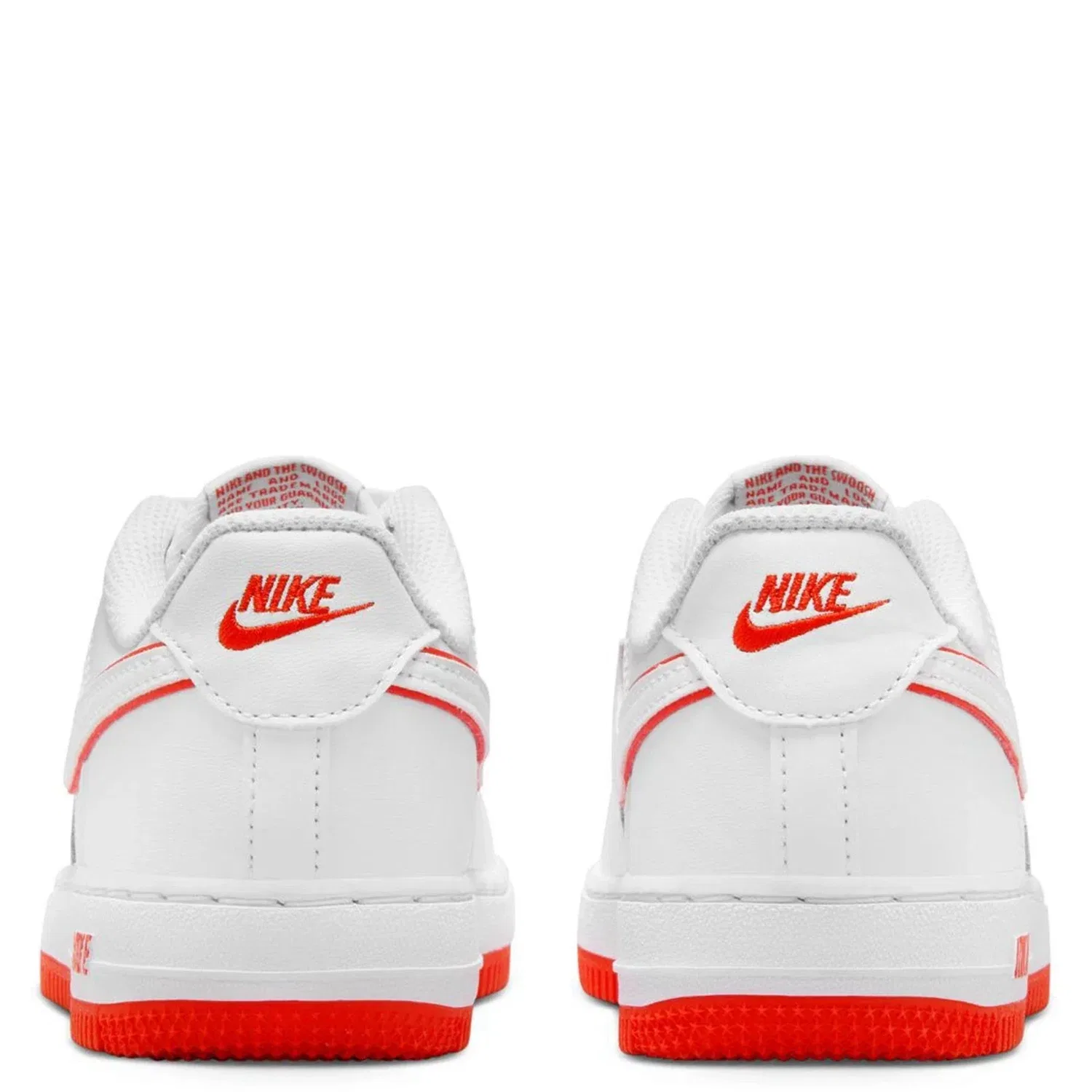 Детские кроссовки Nike Force Low EasyOn FJ48 - белые, повседневная обувь HTAT28 — фото 4
