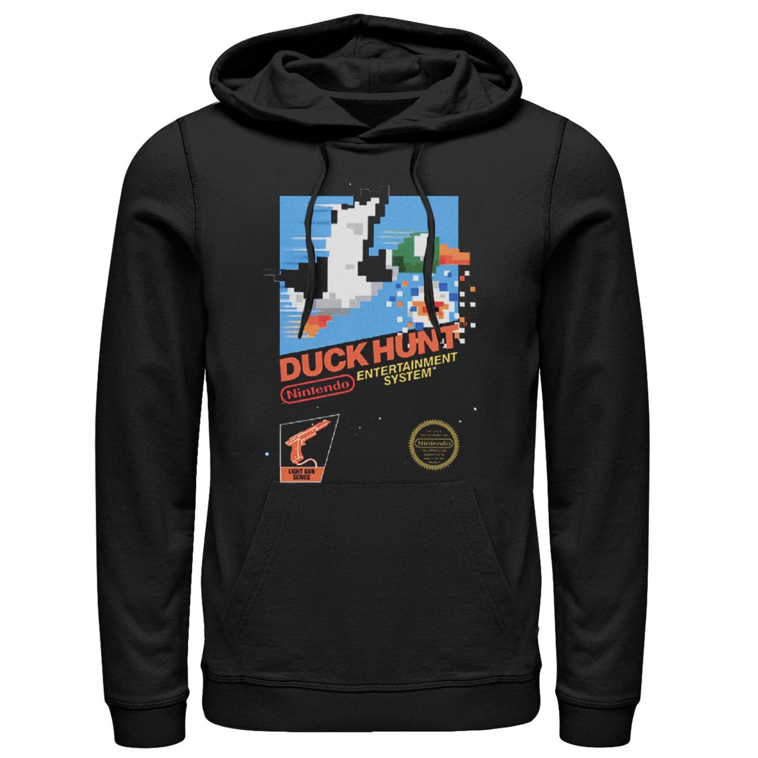 

Мужской пуловер с капюшоном в стиле ретро для Nintendo NES Duck Hunt в винтажном стиле Licensed Character