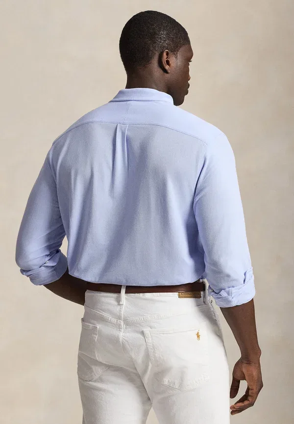 Футболка Polo Ralph Lauren Big & Tall, цвет галька голубой — фото 3