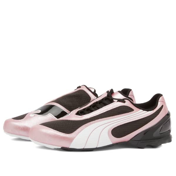 Металлические кроссовки V125 Puma, черный & poised розовый — фото 2