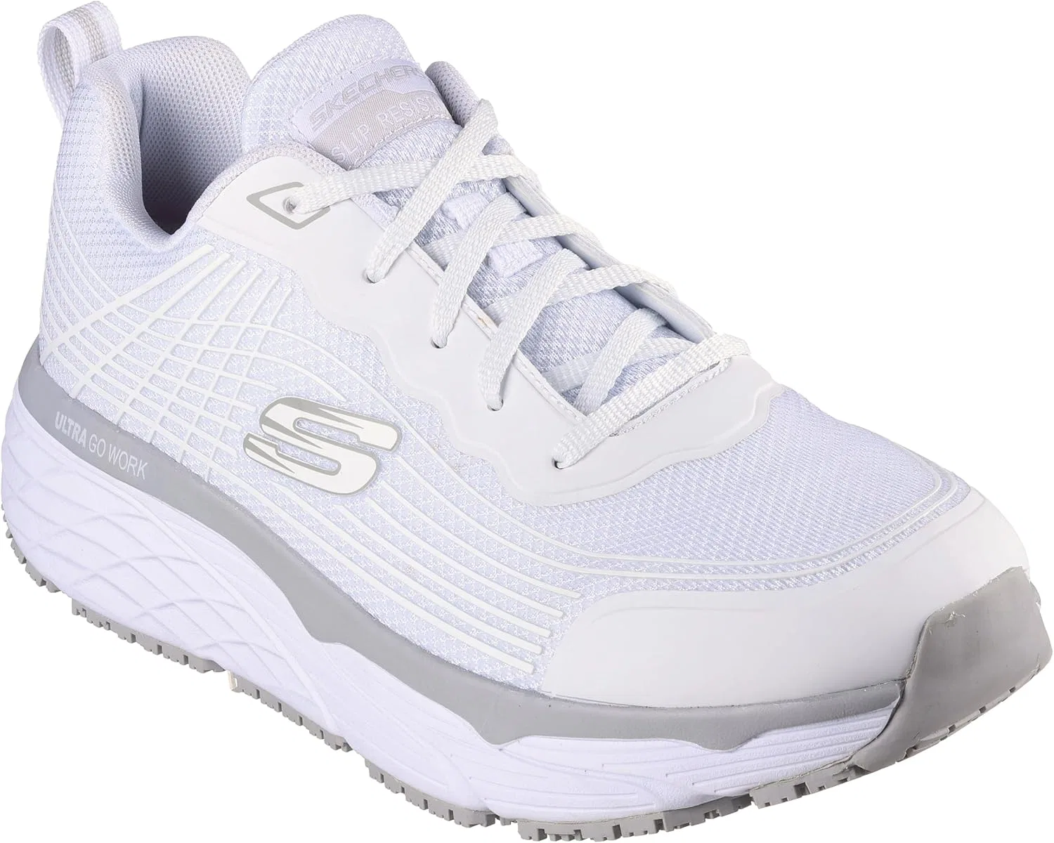 Мужские кроссовки Skechers Max Cushioning Elite Sr Rytas, White Textile Synthetic