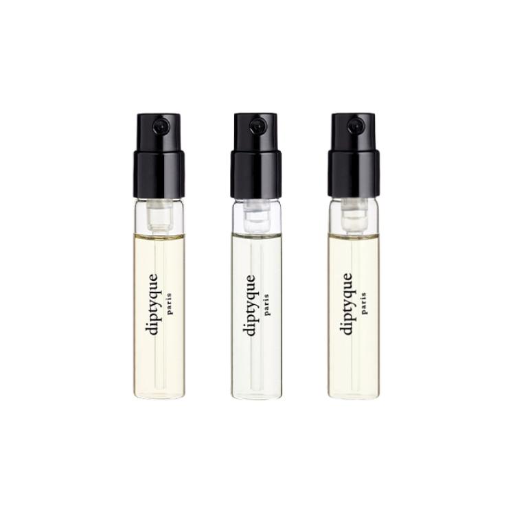 

Набор пробников духов eau de parfum tuberose neroli 2мл*3 ароматический букет Diptyque, Three-Piece Set: 2ml Du Sant Perfume Sample+2ml розовый Scented Perfume Sample+2ml Skin Perfume Sample