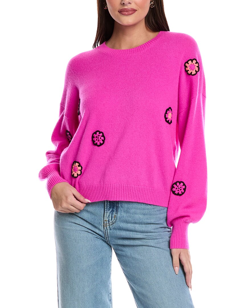

Бродье Кэшмир Флер Кашемировый свитер Brodie Cashmere, розовый