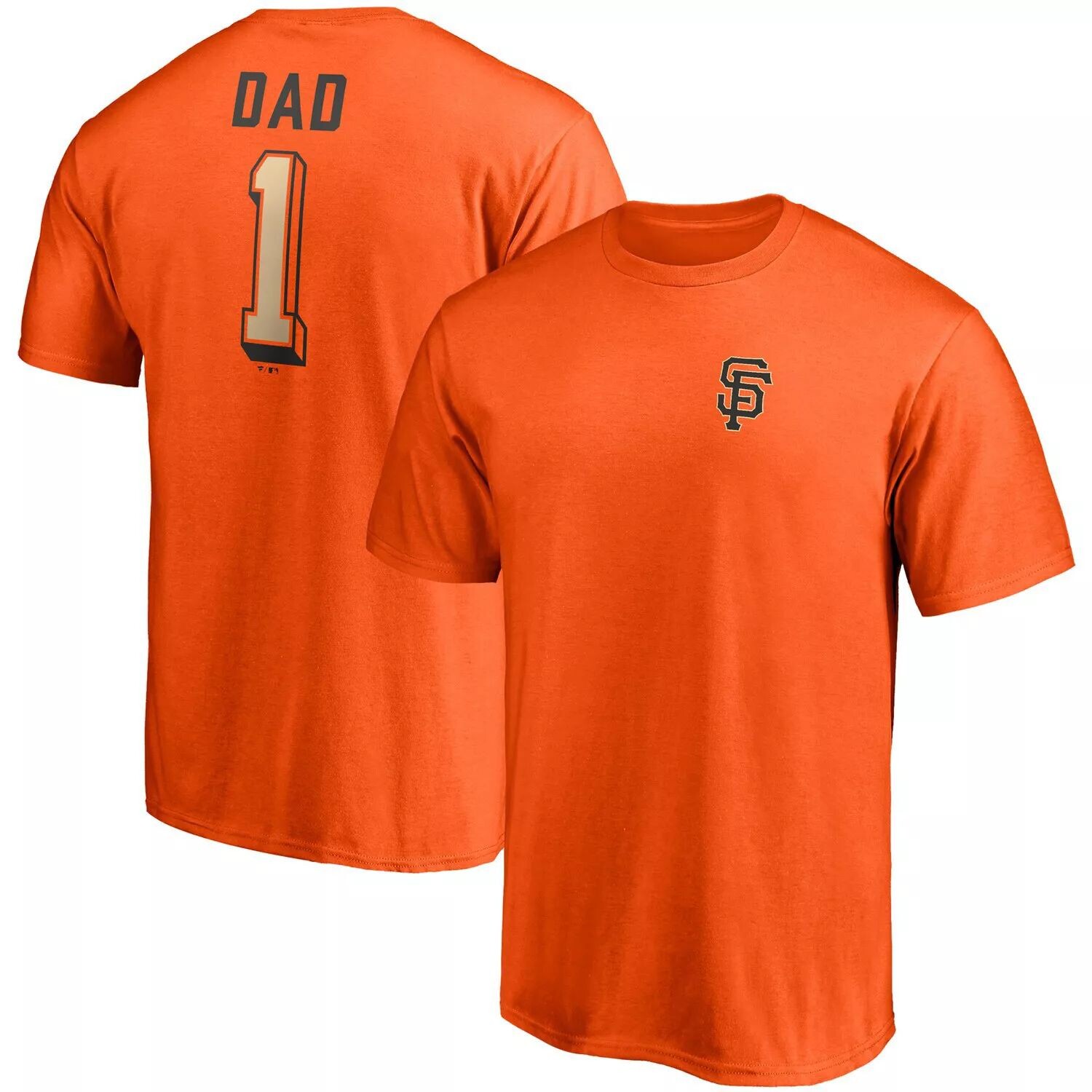 

Мужская оранжевая футболка с логотипом Fanatics San Francisco Giants Number One Dad Team, Оранжевый, Мужская оранжевая футболка с логотипом Fanatics San Francisco Giants Number One Dad Team