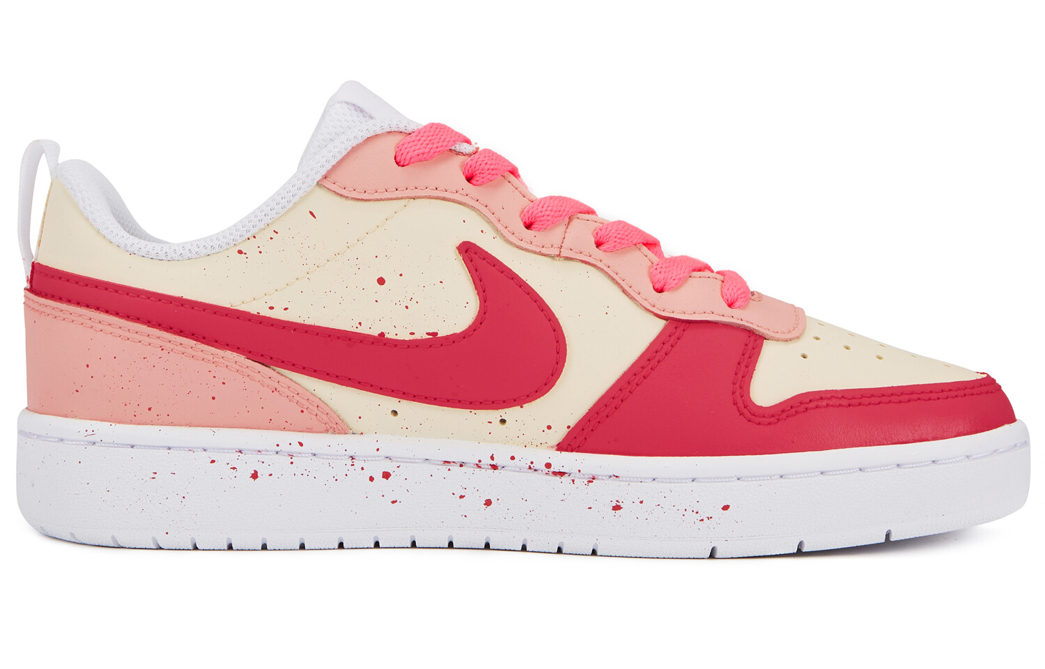 

Кроссовки Nike Court Borough 2 Skateboarding Shoes Women's Low-top Red/Yellow/Pink, фуксия, Розовый, Кроссовки Nike Court Borough 2 Skateboarding Shoes Women's Low-top Red/Yellow/Pink, фуксия