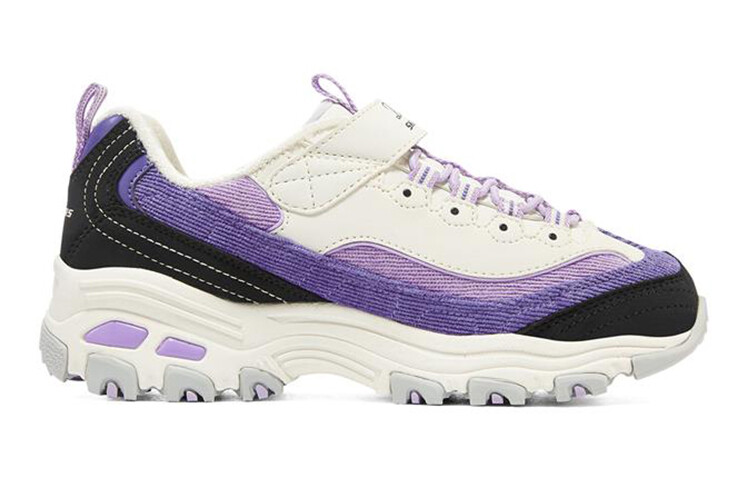 Кроссовки детские серии D"LITES GS Low-top Фиолетовый/белый/черный Skechers — фото 2
