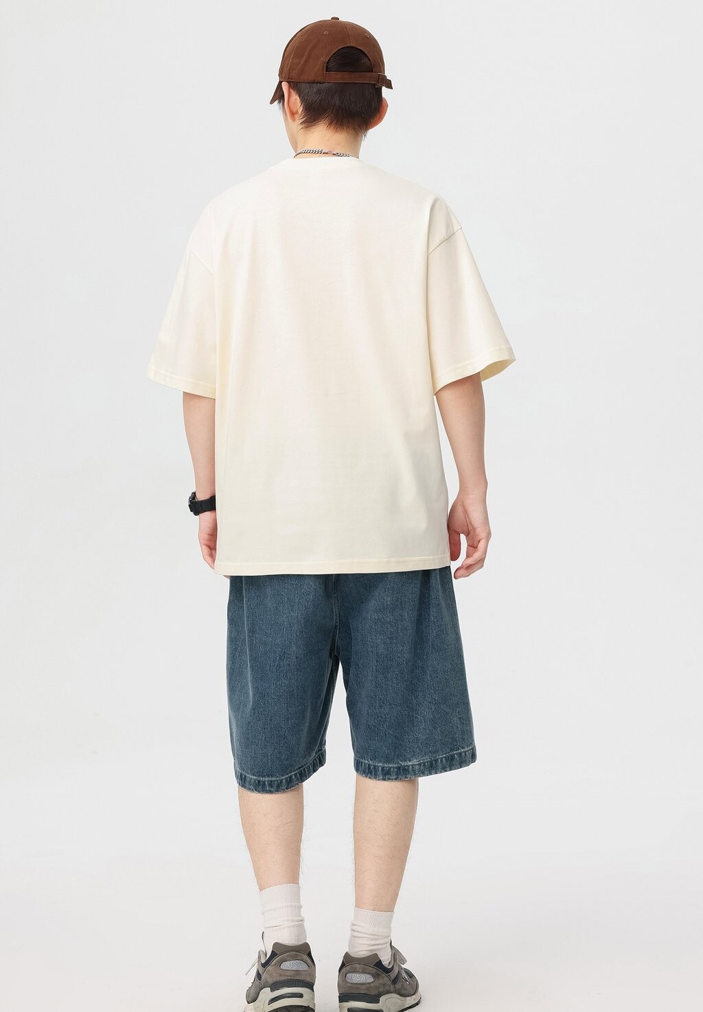 

Футболка с принтом EASY PRINT FS Collection, кремовый