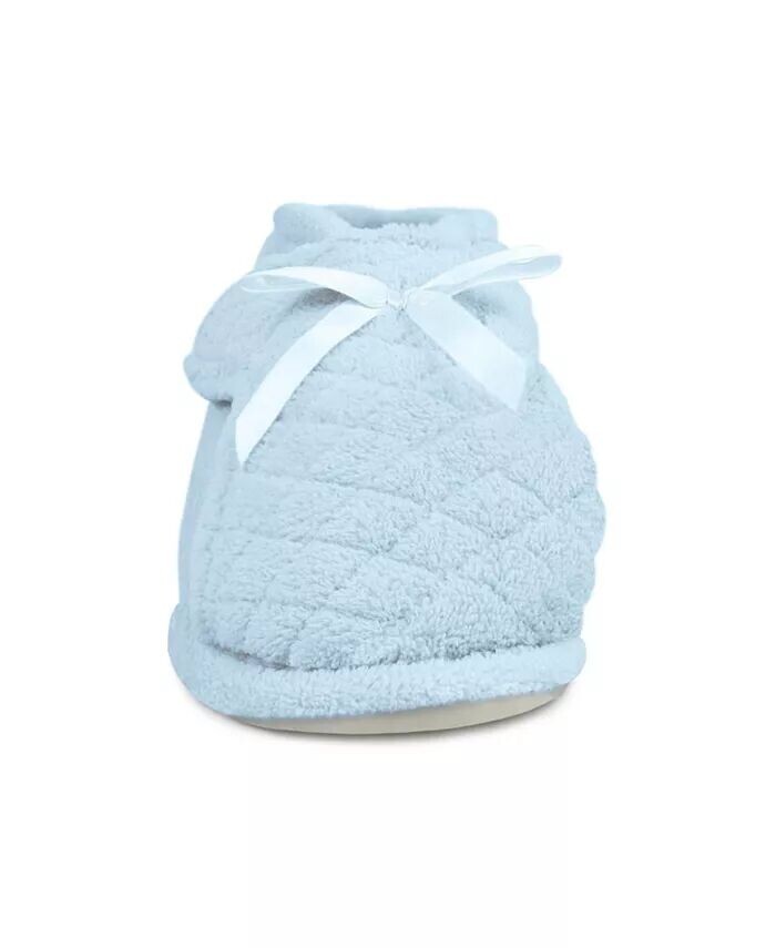 Женские регулируемые тапочки из микросинели MUK LUKS, синий — фото 2