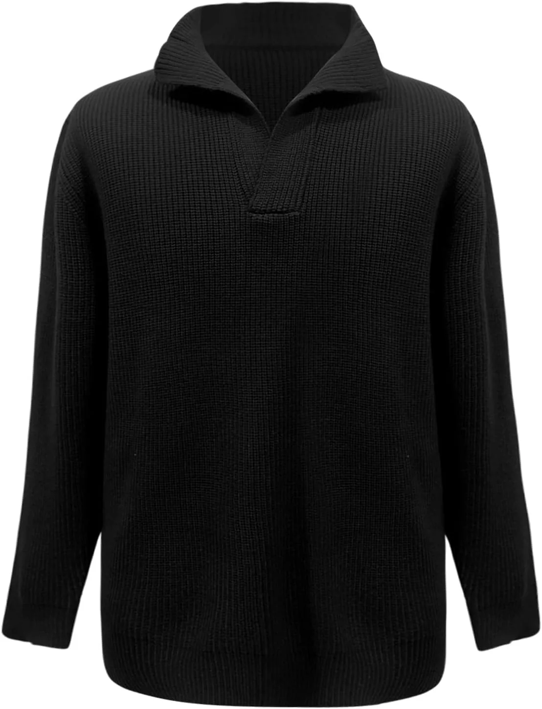 

Мужской свитер с круглым вырезом, мягкий вязаный