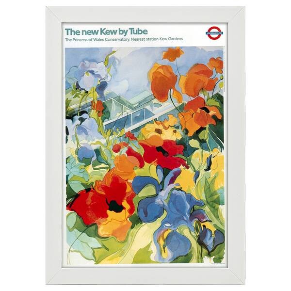 

Рамка для фотографий LegendArte Poster 1987 Kew by Tube, белый