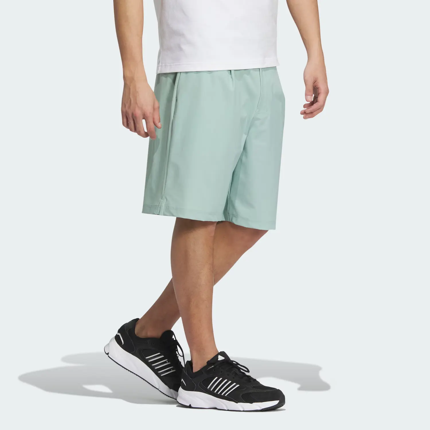 Повседневные шорты мужские зеленые Adidas, зеленый — фото 2
