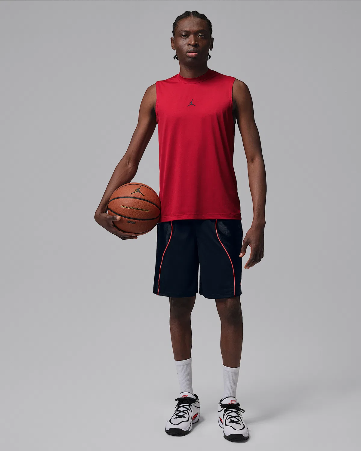 Мужской безрукавный топ Dri-FIT Jordan Sport Essentials, Gym Red — фото 4