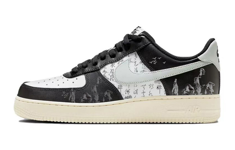 

Кроссовки Nike Air Force 1 Skateboard Shoes Unisex Low-Top White Black, Черный, Кроссовки Nike Air Force 1 Skateboard Shoes Unisex Low-Top White Black