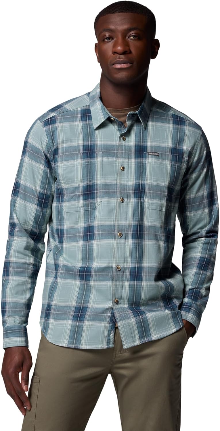 

Мужская рубашка Columbia Vapor Ridge IV с длинным рукавом, Crushed Blue Riverbank Ombre