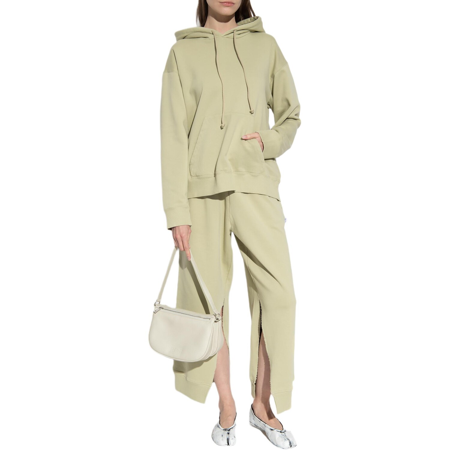Штаны спортивные женские Mm6 Maison Margiela, желтый — фото 3