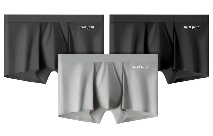 

× Трусы Darkly, охлаждающие, не сдавливающие, мужские Mast Point, Wild Climb (3 Pack Black Dark Gray Medium Gray) Hugging Love Box