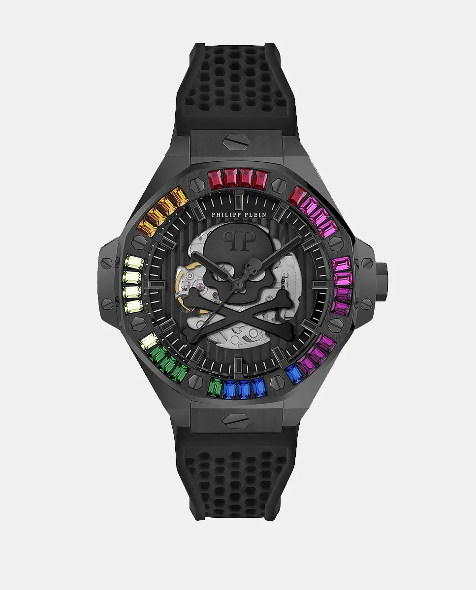 

Мужские часы PWPFA0424 автоматические силиконовые Philipp Plein, черный