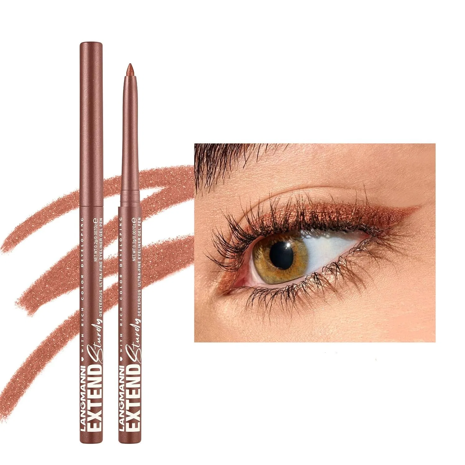 Набор выдвижных карандашей для глаз с шиммером и матовым эффектом Beauty Searcher, #05