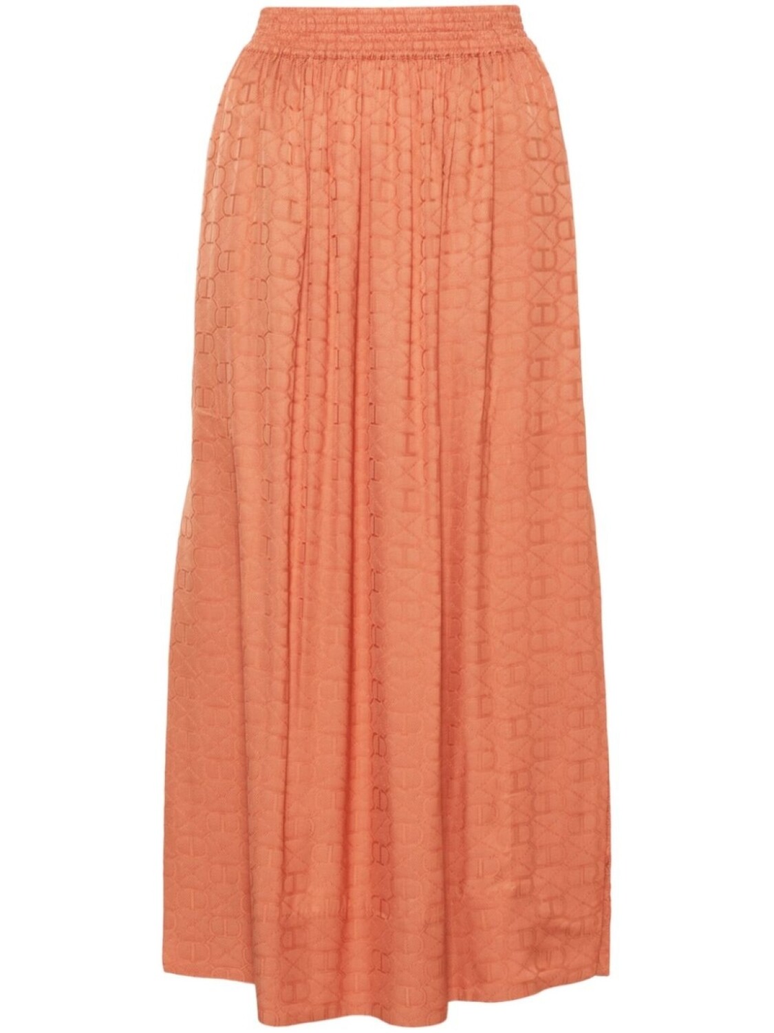 

TWINSET юбка с монограммой, оранжевый
