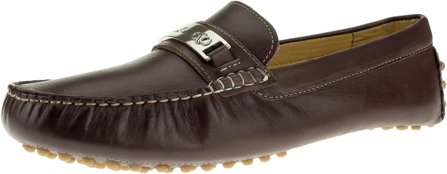 

Мужские кожаные мокасины DTI BB Signature Drenot Slip-On для вождения Dti Darya Trading, коричневый