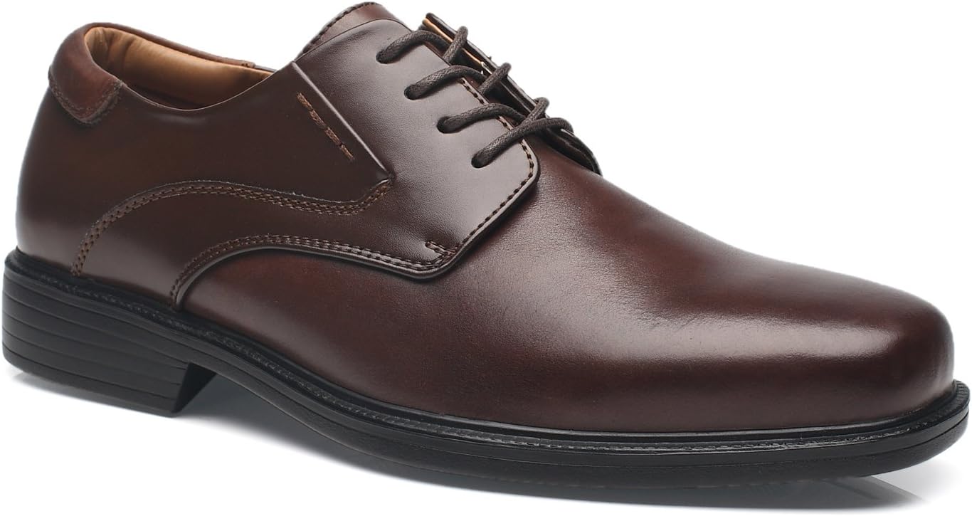 

Мужские коричневые оксфорды широкого размера от La Milano, коричневый