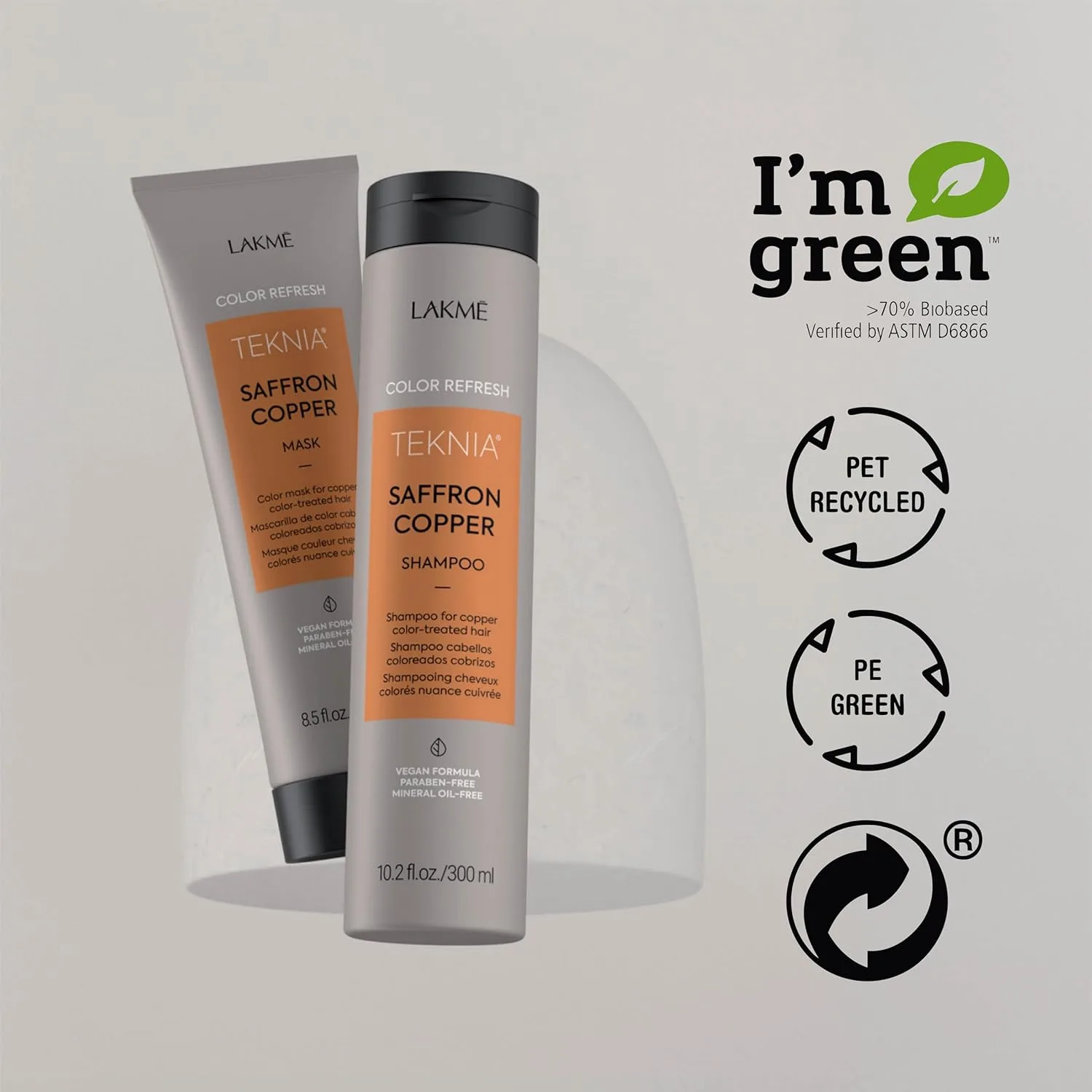 Шампунь LAKMÉ Teknia Color Refresh, шампунь для окрашивания волос., Copper — фото 4