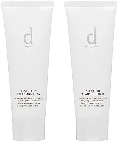 Набор для ухода за кожей Shiseido d Program Essence in Cleansing Foam, 120 г x 2