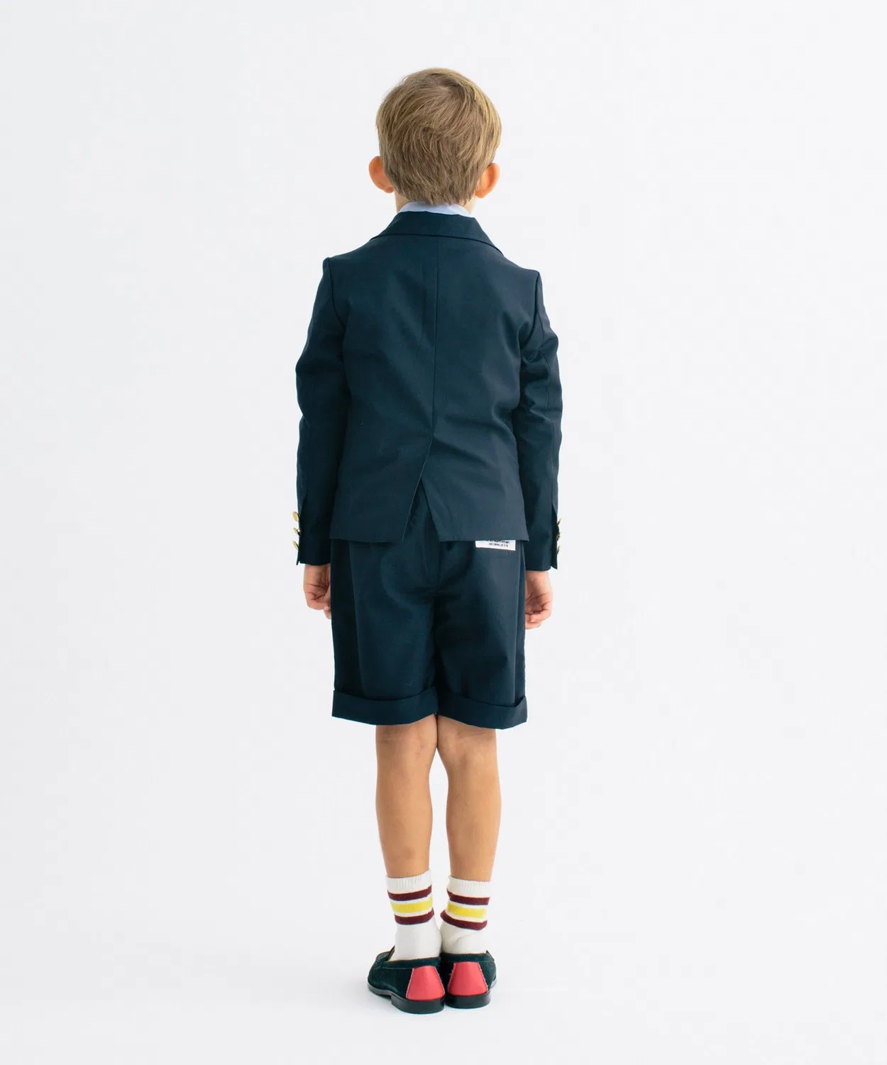 Детский костюм-двойка с пиджаком и брюками Smoothy Navy Blazer Set, тёмно-синий — фото 3