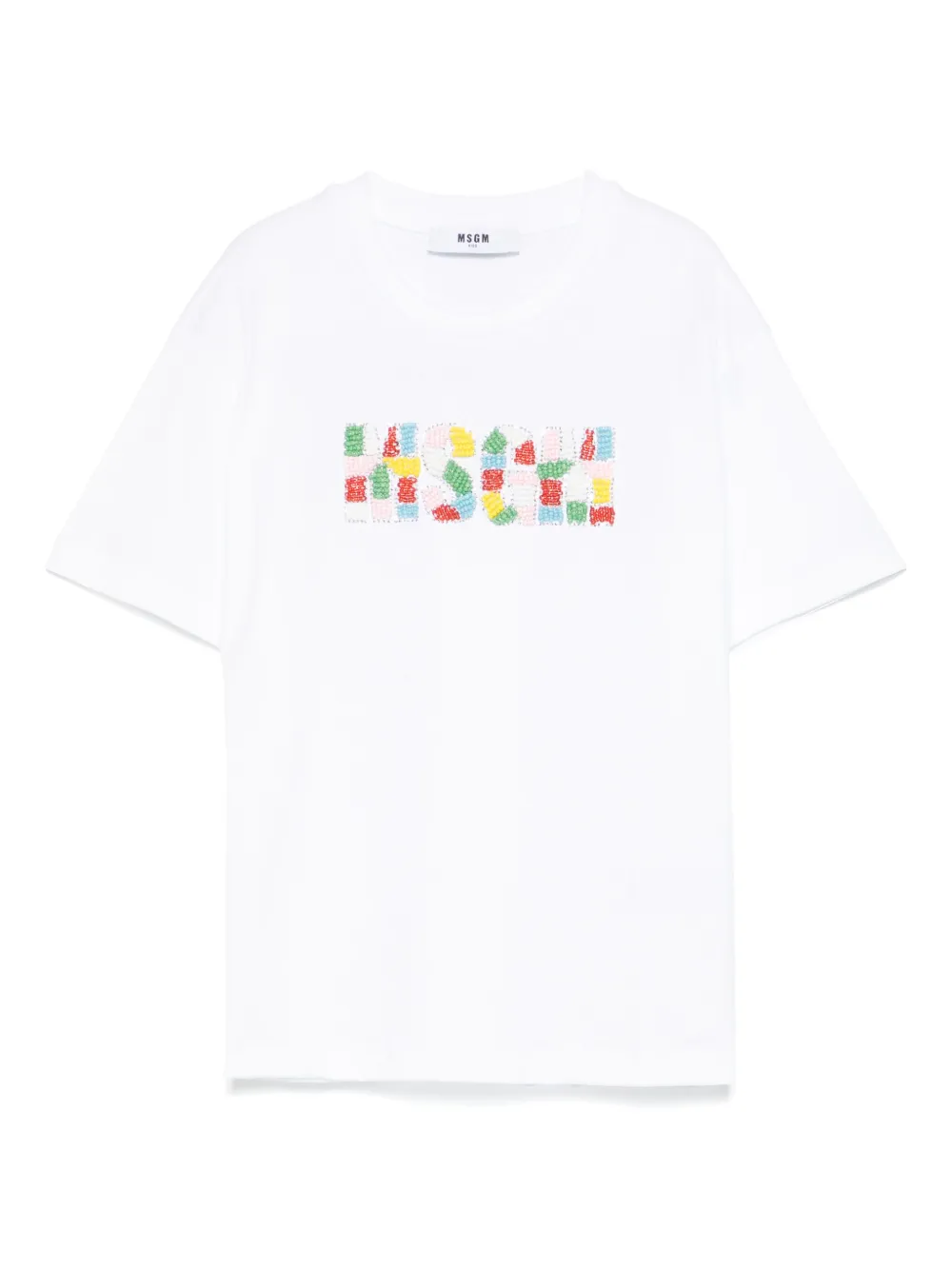 

Футболка с логотипом MSGM Kids, белый