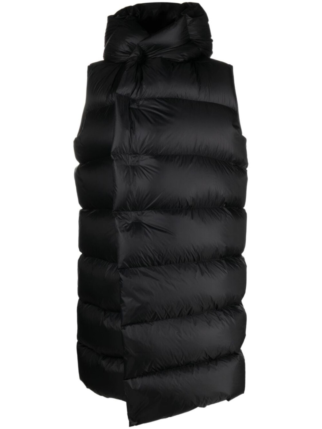 

Rick Owens дутый жилет Liner с капюшоном, черный