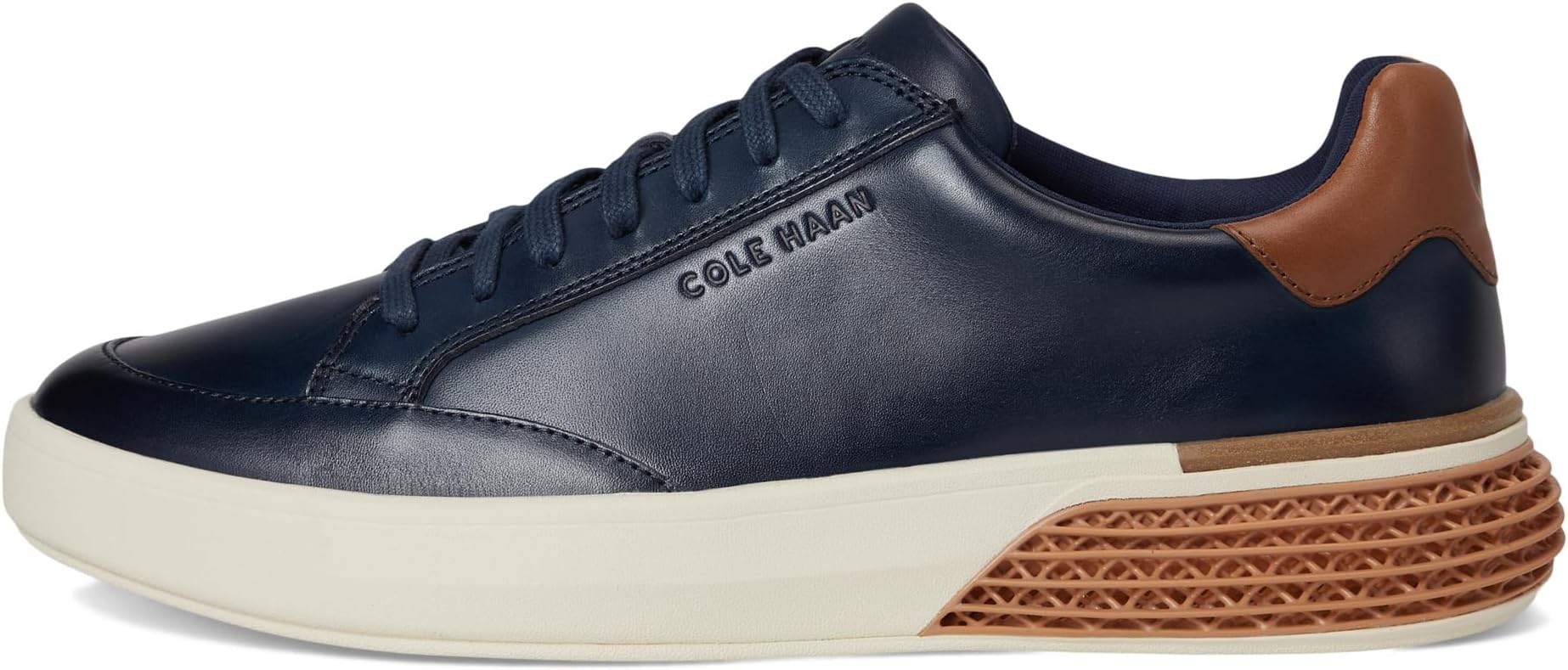 Кроссовки Cole Haan Grandpro Halfcourt Skyweave Sneakers, цвет Navy Blazer/British Tan/Ivory — фото 4