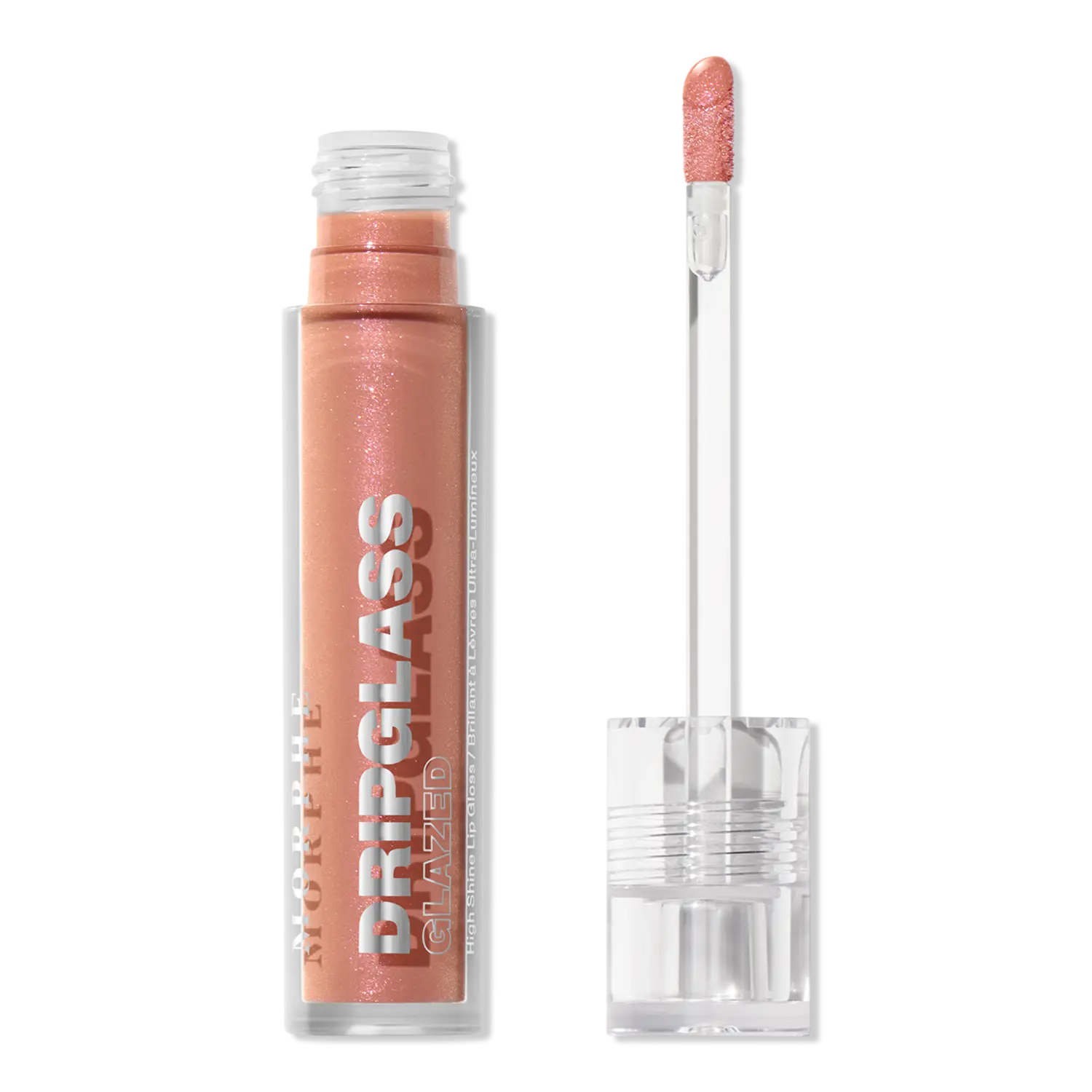 

Блеск для губ Dripglass Glazed High Shine Lip Glosse Morphe, Beige Beam (shimmering nude beige)