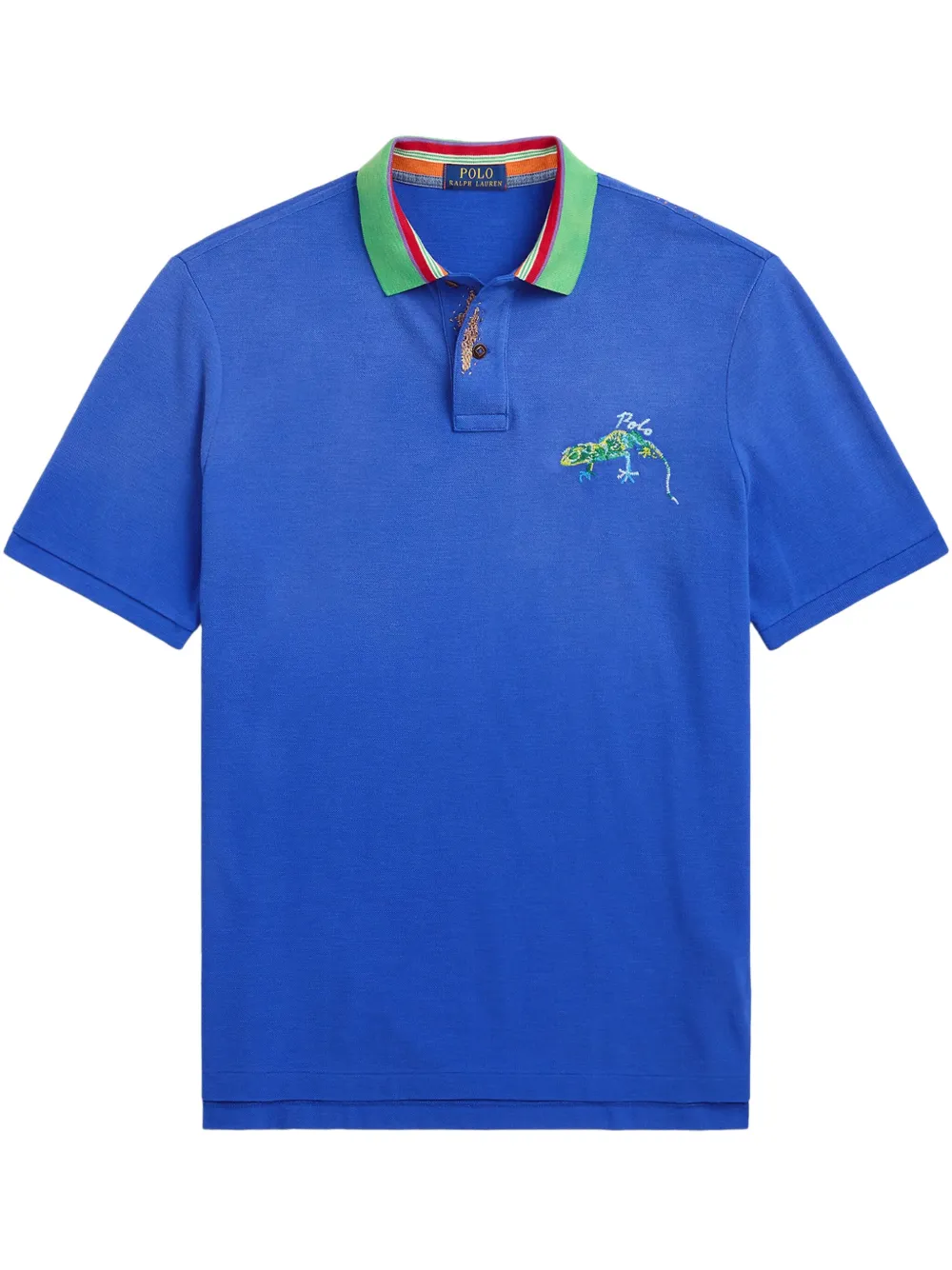 

Рубашка поло с вышивкой POLO RALPH LAUREN, синий