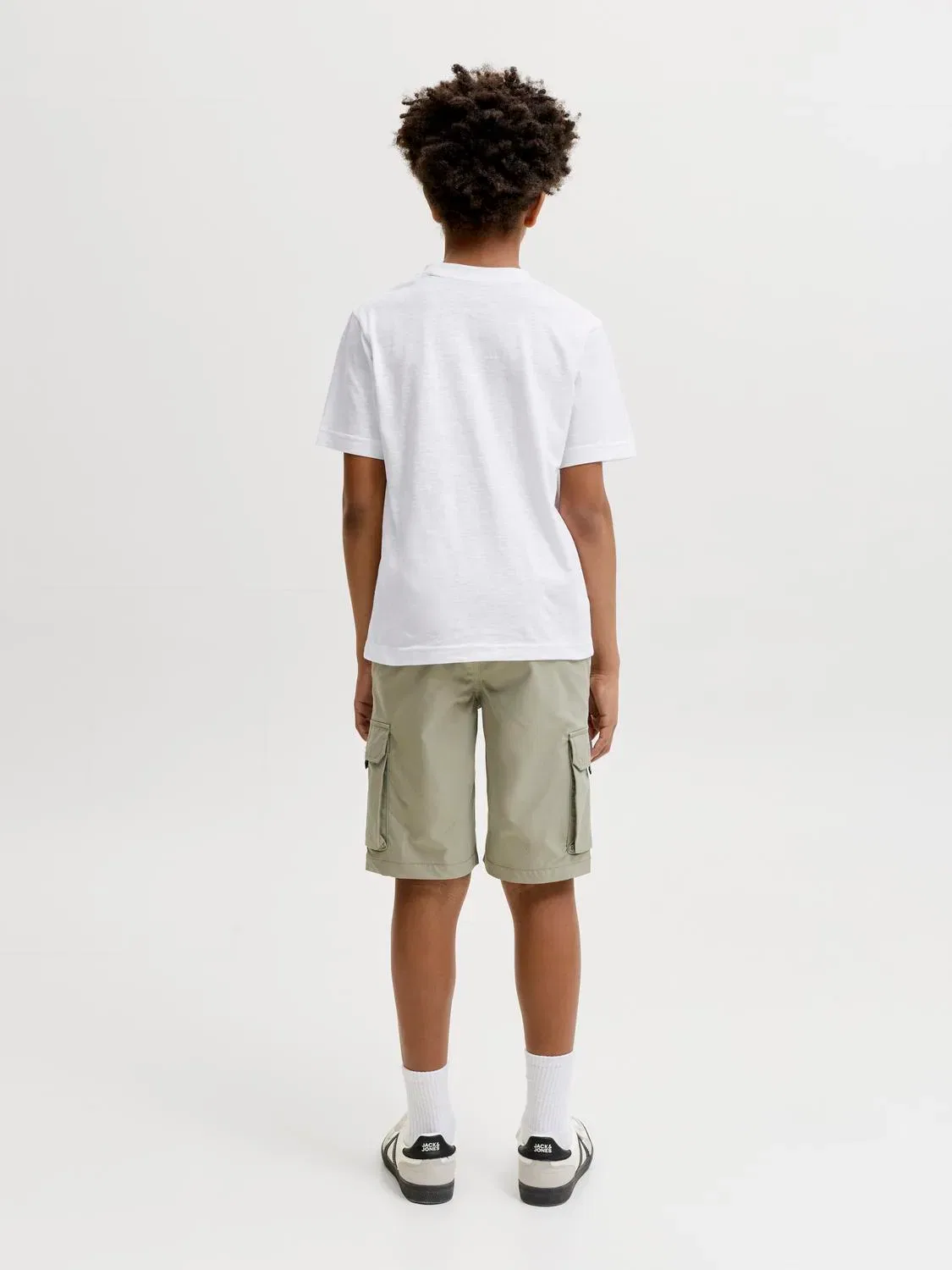 Футболка хлопковая JACK & JONES Junior, bright white — фото 3