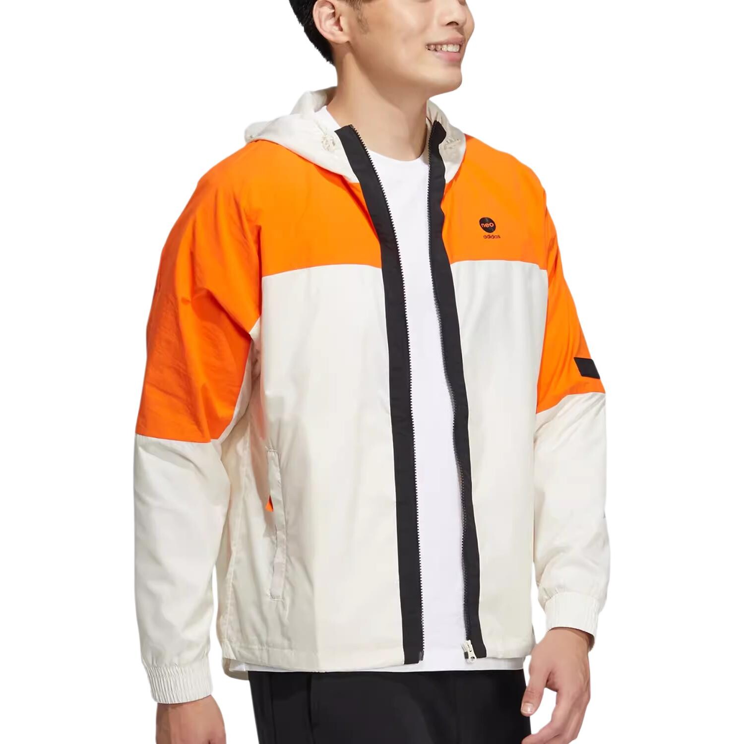 Куртка мужская оранжевый Adidas Neo — фото 4