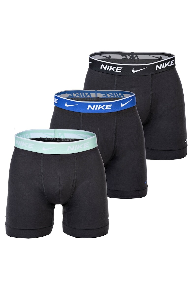 

Боксеры с логотипом - 3 пары Nike, черный