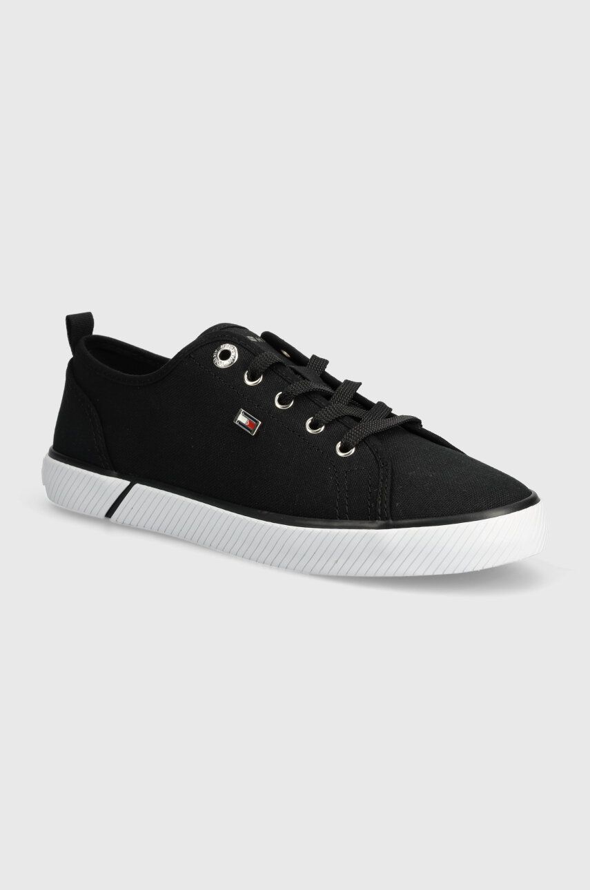 

Tommy Hilfiger Кроссовки VULC CANVAS SNEAKER, черный