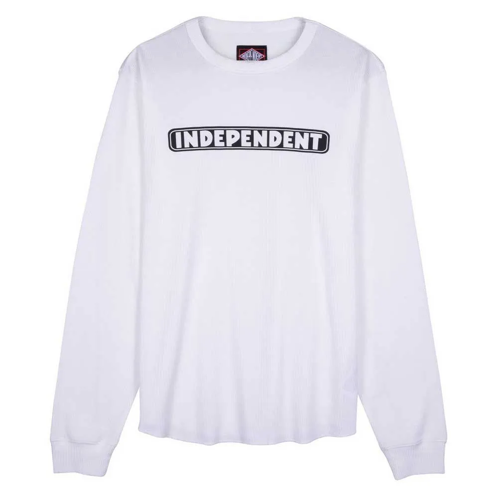 

Футболка с длинным рукавом Independent Bar logo thermal, белый
