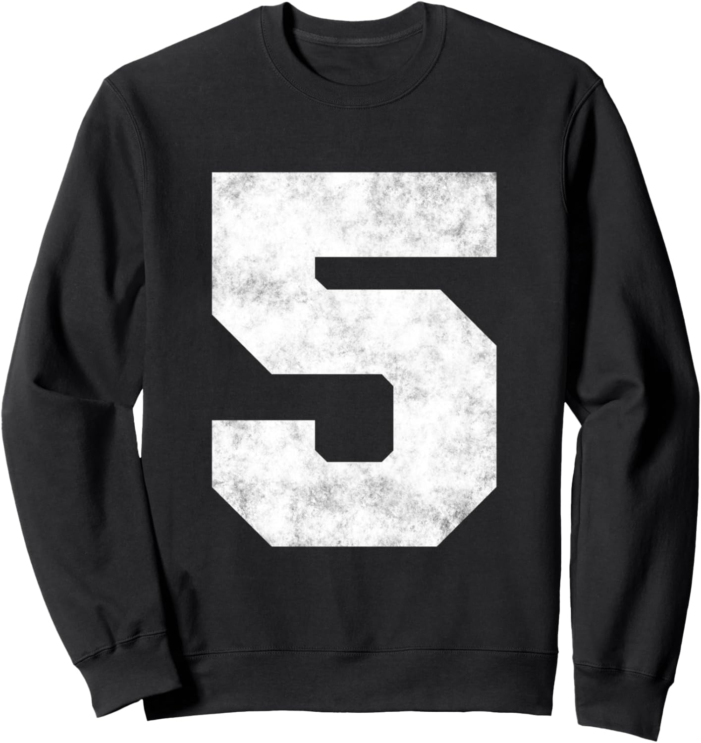 

Толстовка с крупными потертыми цифрами 5, черная Sports Gifts By Designsanddesigns, Черный, Толстовка с крупными потертыми цифрами 5, черная Sports Gifts By Designsanddesigns