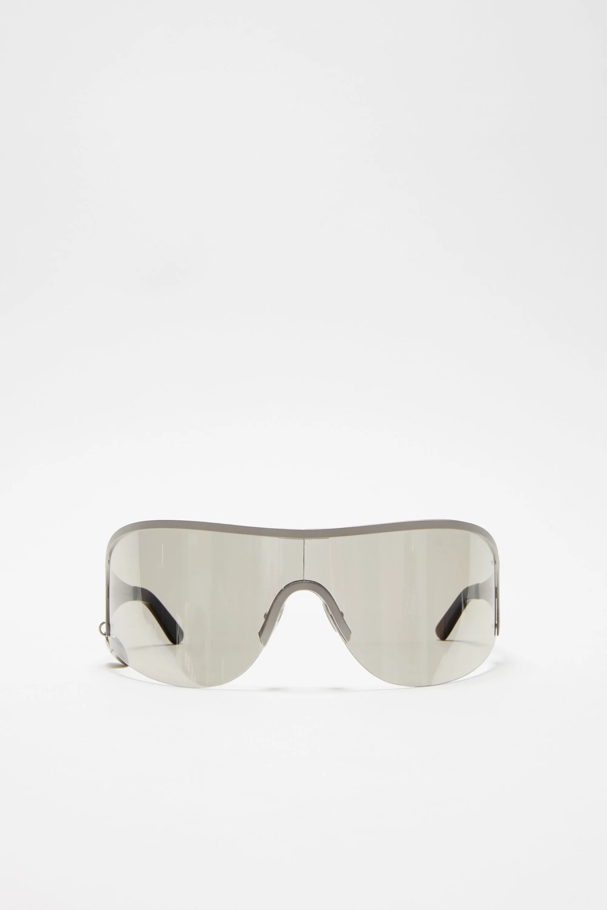 

Солнцезащитные очки в металлической оправе Acne Studios, Silver/transparent