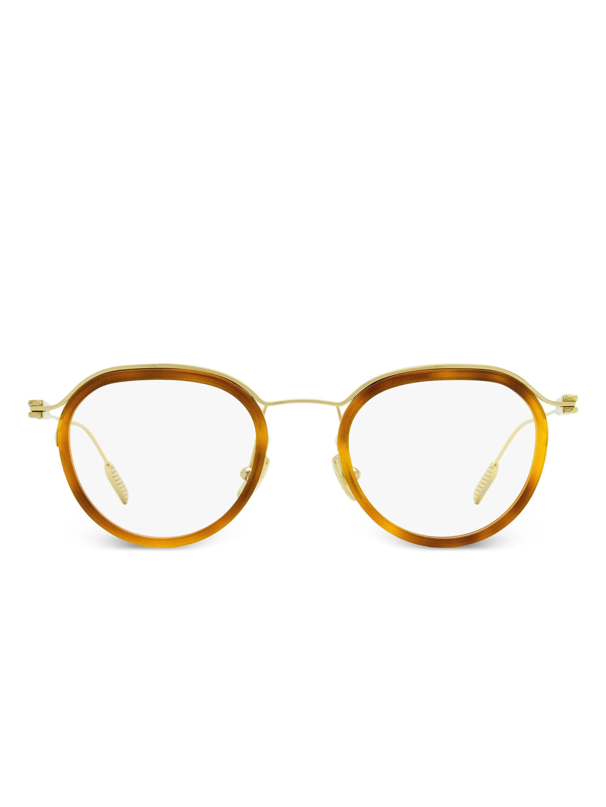 

Очки в овальной оправе Zegna, коричневый