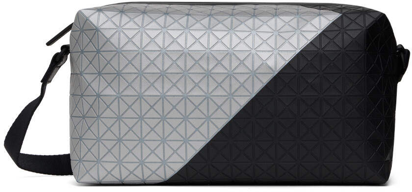 

Черно-серая седельная сумка Bao Bao Issey Miyake
