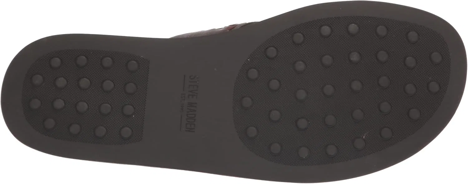 Сандалии мужские Steve Madden, коричневая кожа — фото 4