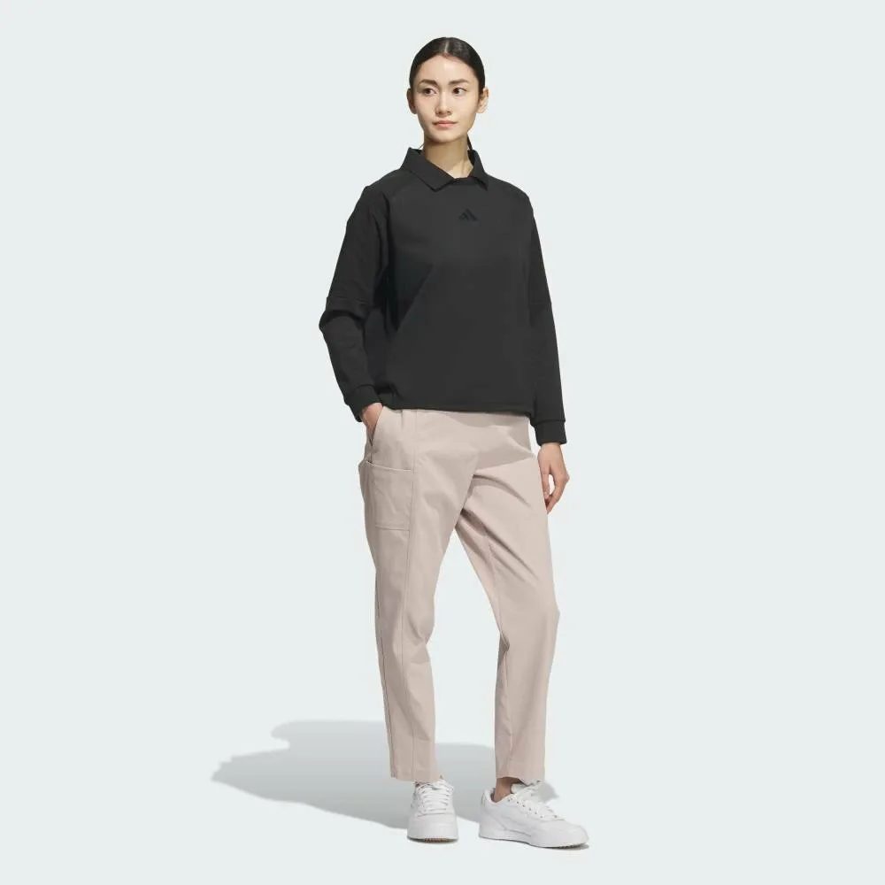 Толстовка с длинным рукавом Adidas для гольфа, цвет Black — фото 2