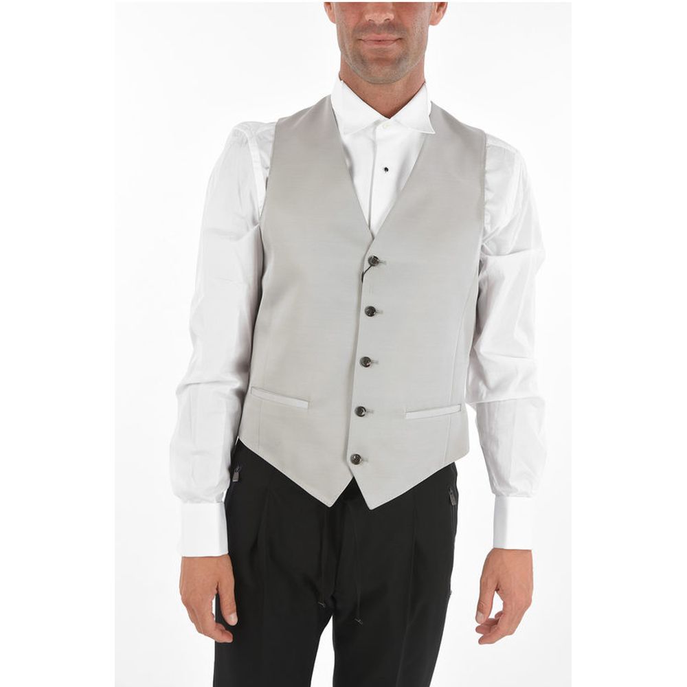 

CC COLLECTION Сатиновый жилет CERIM.RESET Corneliani, Gray
