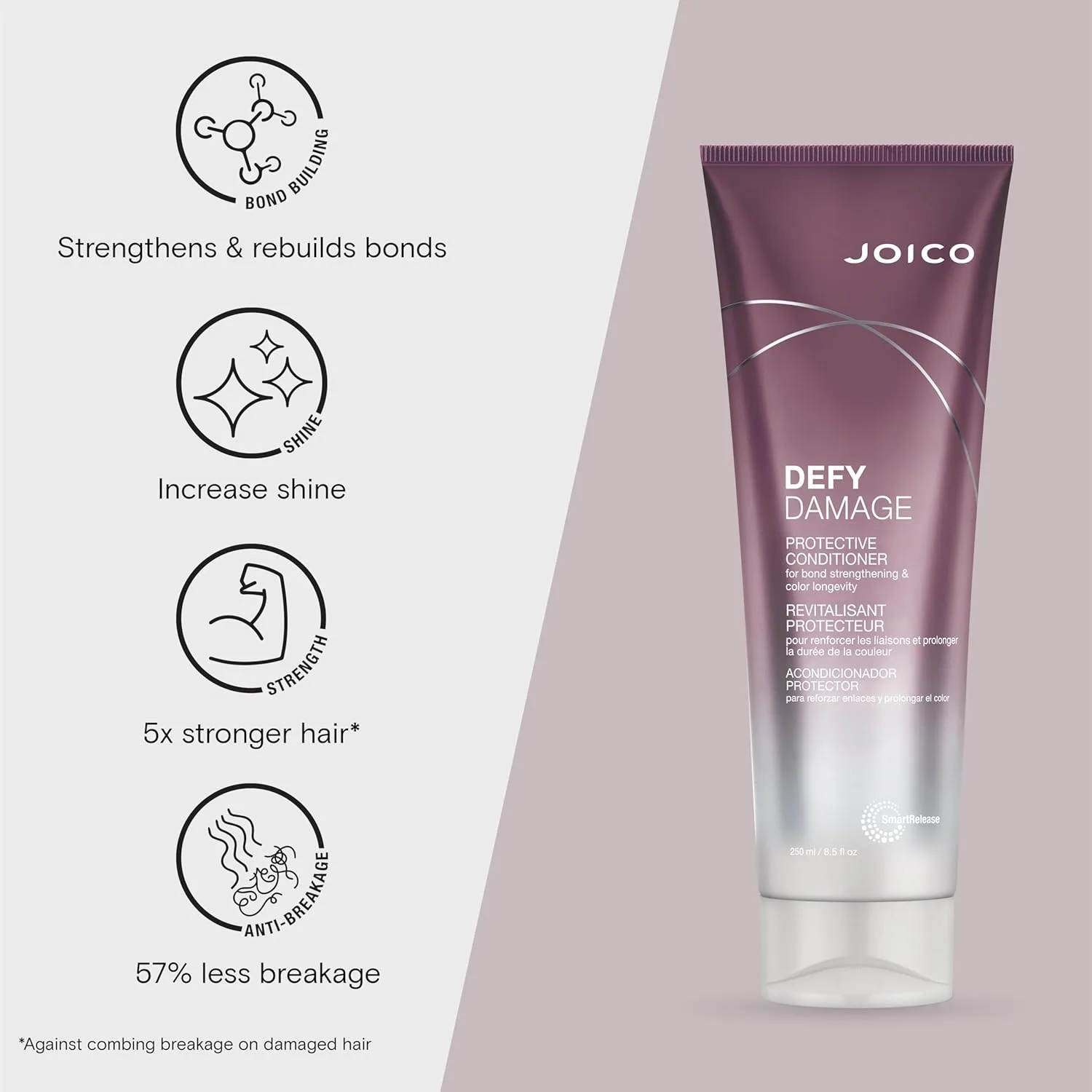 Защитный набор для поврежденных волос Joico Defy | Для окрашенных волос | Укрепляет структуру волос и сохраняет цвет | С маслом семян моринги и аргинином — фото 4